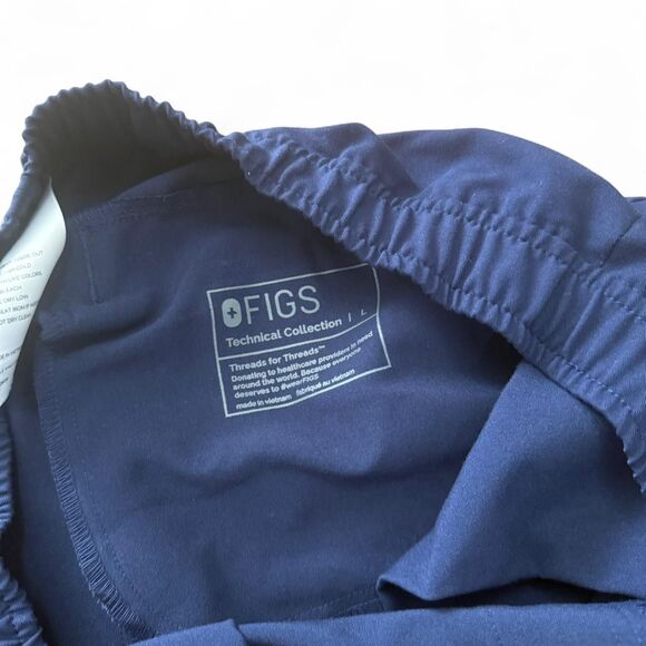FIGS Navy blue Zamora jogger scrub pants. - Picture 6 of 8